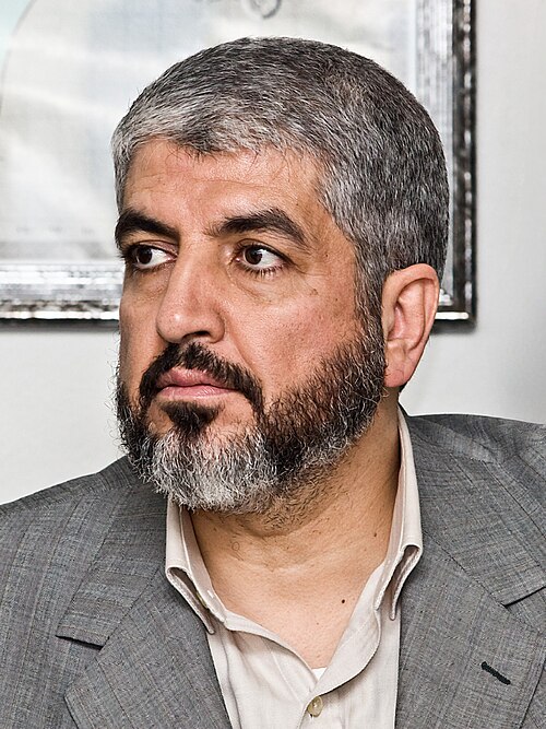 Portrait of Khaled Meshaal