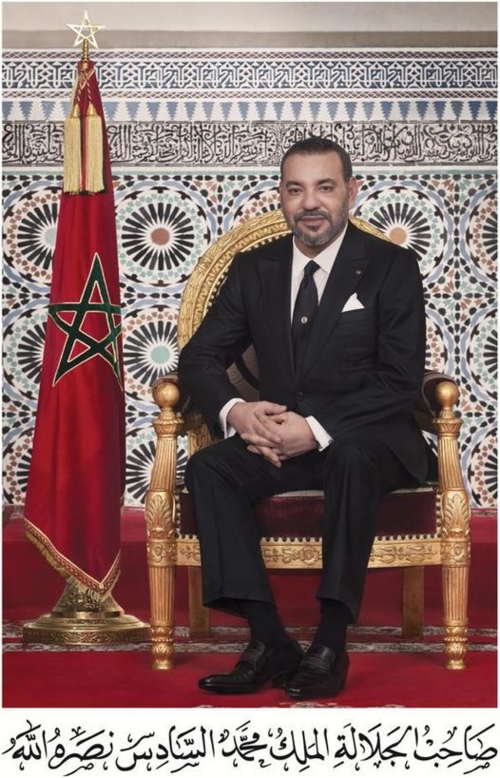 Portrait of King Mohammed VI