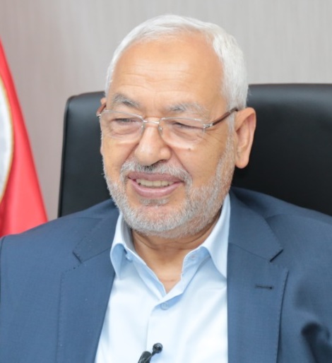 Portrait of Rached Ghannouchi