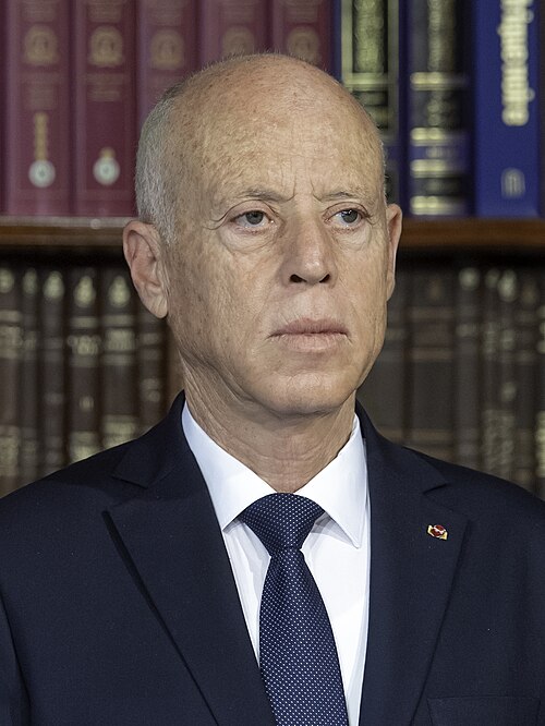 Portrait of Kais Saied