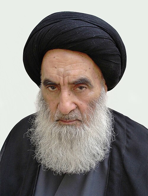 Portrait of Grand Ayatollah Ali al-Sistani